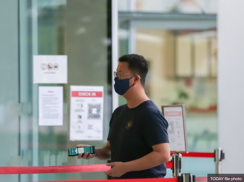 Tan Boon Hwee at the State Courts in Singapore March 25, 2022. — TODAY pic 