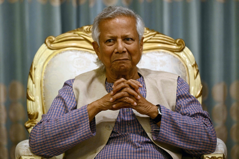 Nobel Peace laureate Yunus, the head of the caretaker government in Dhaka, called Modi and assured him of the 'protection, safety and security of Hindus and all minorities in Bangladesh', Modi said in a post on X. — AFP pic