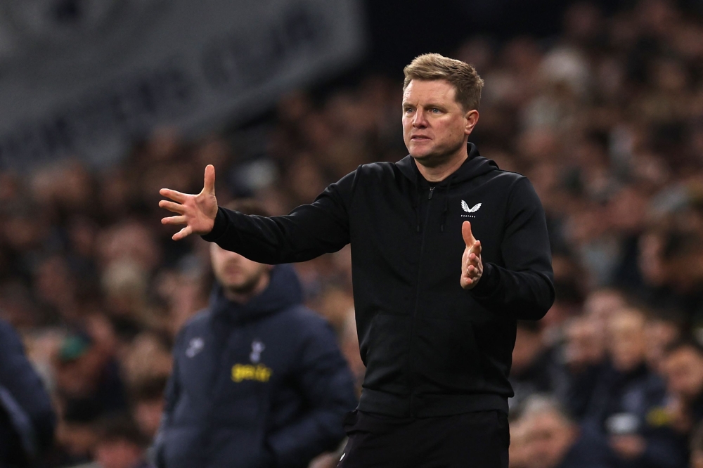 Newcastle manager Eddie Howe, having guided the English side into the Champions League for the first time in 20 years, said he was not ready for his side’s time in the tournament to come to an end. — AFP Pic