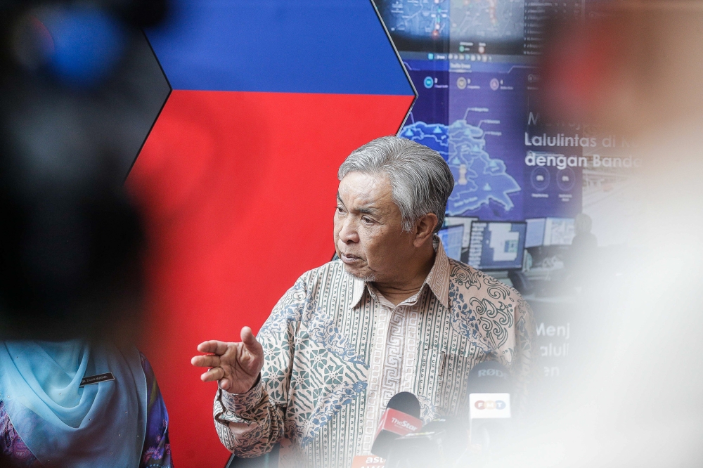 Umno President Datuk Seri Ahmad Zahid Hamidi acknowledged that the party has not fully convinced its grassroots to support the Madani government, despite being in power for 20 months. — Picture by Sayuti Zainudin 