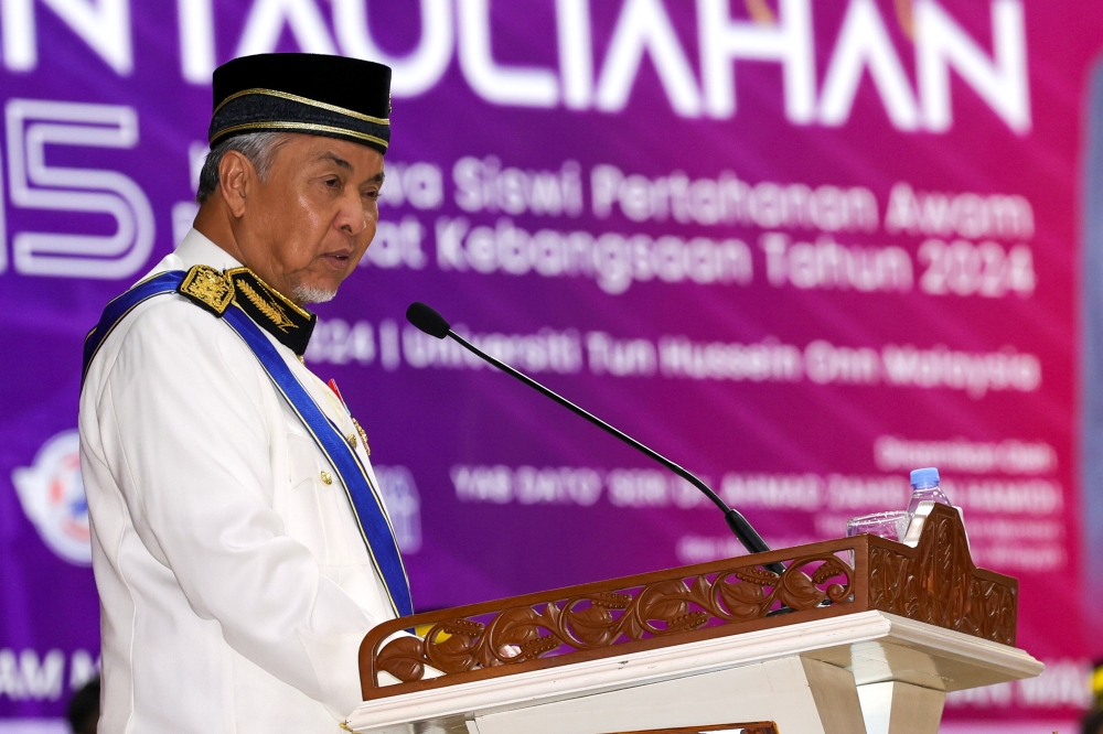 Deputy Prime Minister Datuk Seri Ahmad Zahid Hamidi said the Prime Minister’s Department was asked to study the proposal to ease the financial burden on trainees and as an effort to attract students to join the volunteer team. — Bernama pic