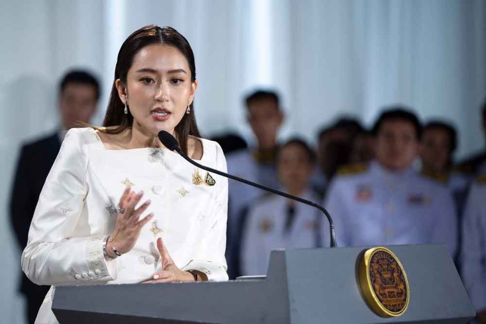 Thai Prime Minister Paetongtarn Shinawatra, known by her nickname 