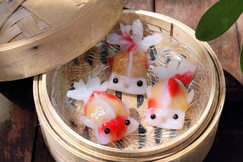 When is a goldfish not a goldfish? (When it’s actually a 'kuih'!) — Picture courtesy of Floccusfloccus