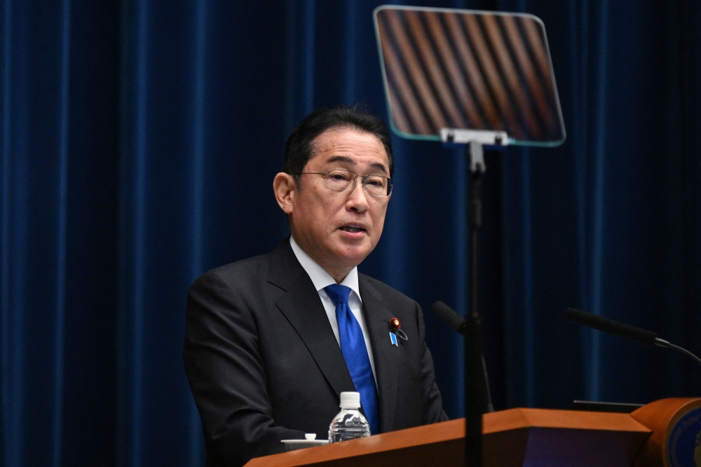 The decision follows current Prime Minister Fumio Kishida’s bombshell announcement last week that he won’t seek re-election, after polls showed plummeting approval ratings for his government. — AFP pic