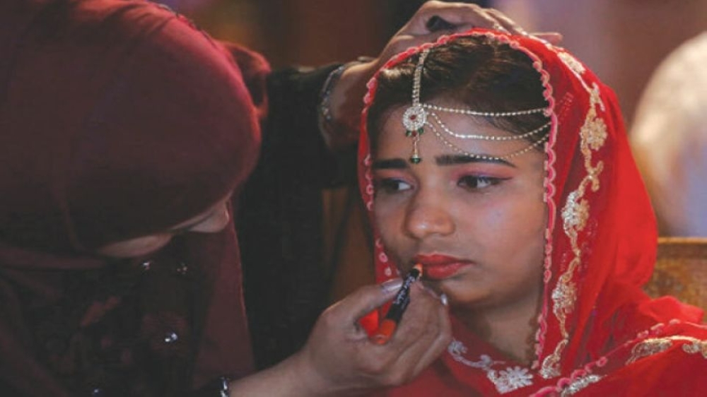 Pakistan’s high rate of marriages for underage girls had been inching lower in recent years, but after unprecedented floods in 2022, rights workers warn such weddings are now on the rise due to climate-driven economic insecurity. — FILE pic via Facebook/Unicef