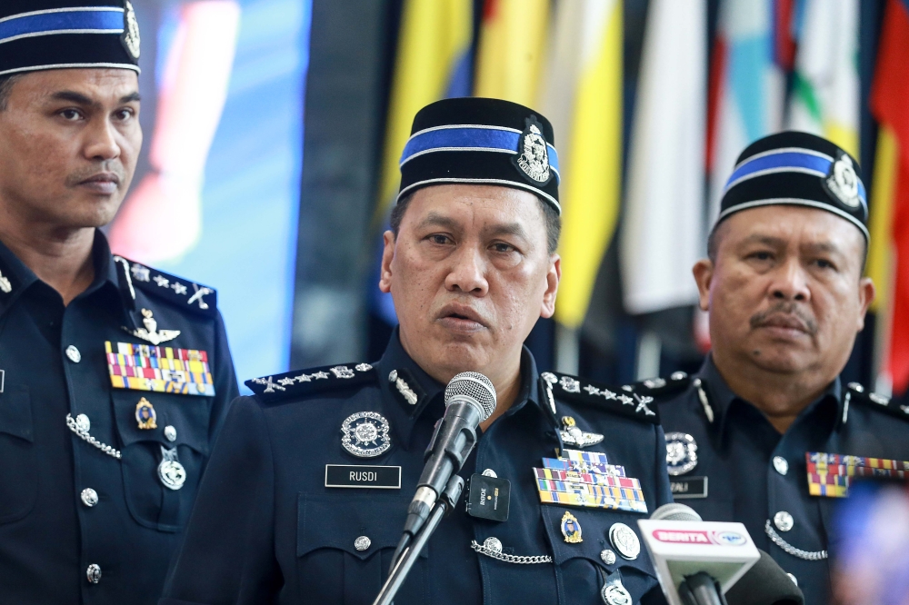 City police chief Commissioner Datuk Rusdi Mohd Isa said investigations were in the midst of wrapping up and the papers to be submitted to the AGC for further action. — Picture by Sayuti Zainudin 