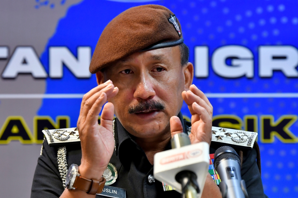 Immigration Director-General Datuk Ruslin Jusoh said his department would also cooperate fully in a transparent and fair manner. — Bernama pic 