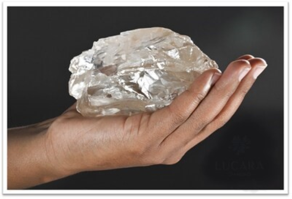 One of the world’s largest diamonds ever unearthed, a rough 2,492-carat stone, has been found in Botswana, a Canadian mining company that discovered the gem announced today. — Picture courtesy of Lucara Diamond