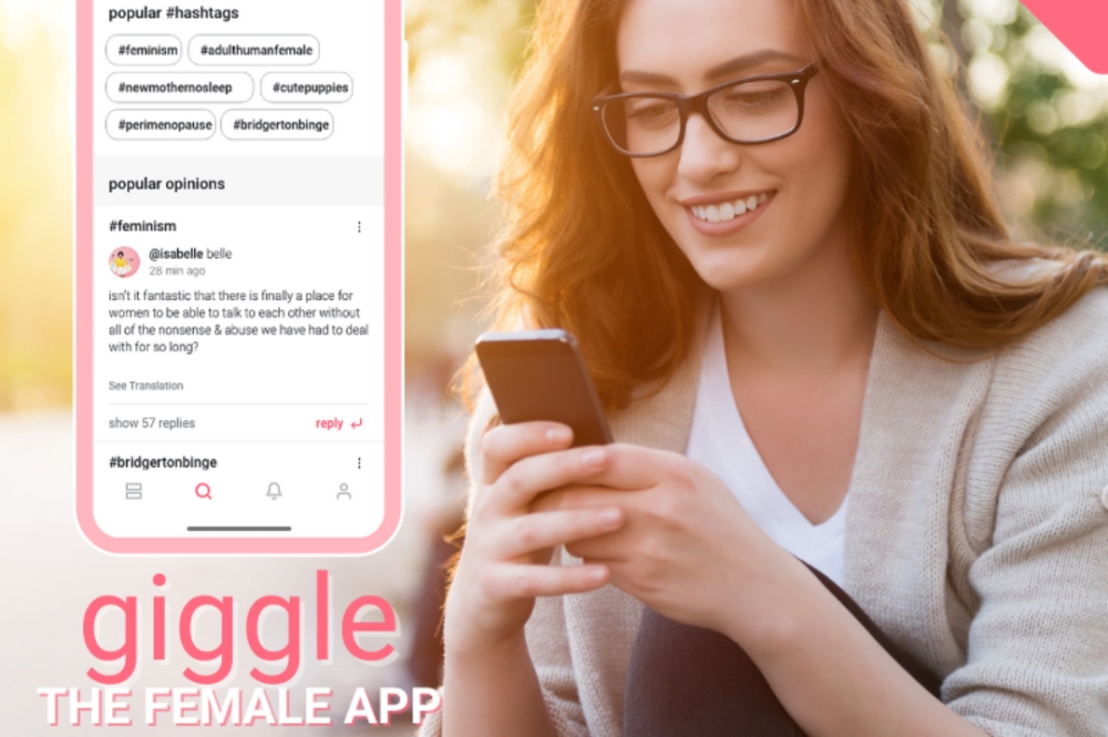 Giggle for Girls was marketed as a 'safe space' for women to discuss and share their experiences and had some 20,000 users in 2021. — Picture from Facebook/Giggle