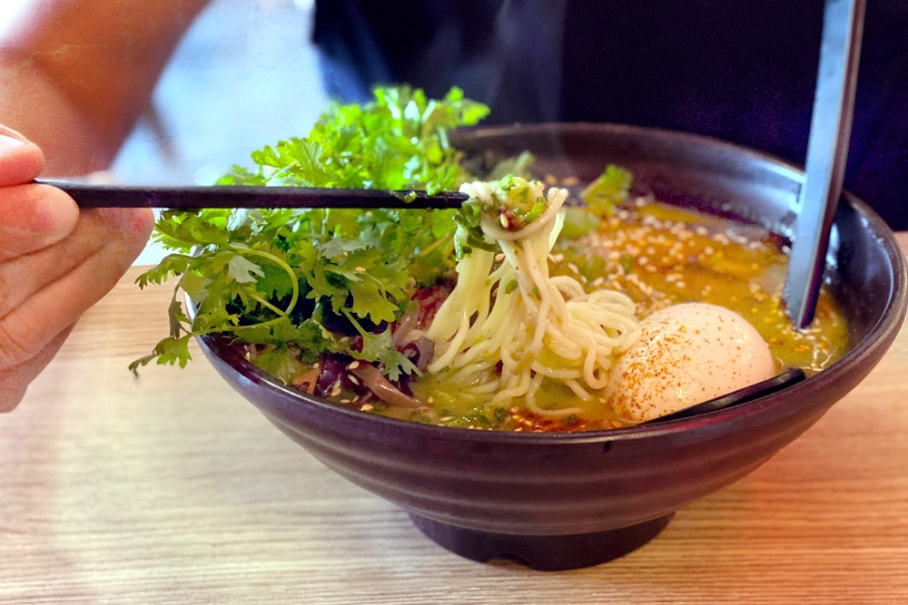 Coriander Ramen at Toraichi Izakaya in Seremban 2. — Picture by CK Lim