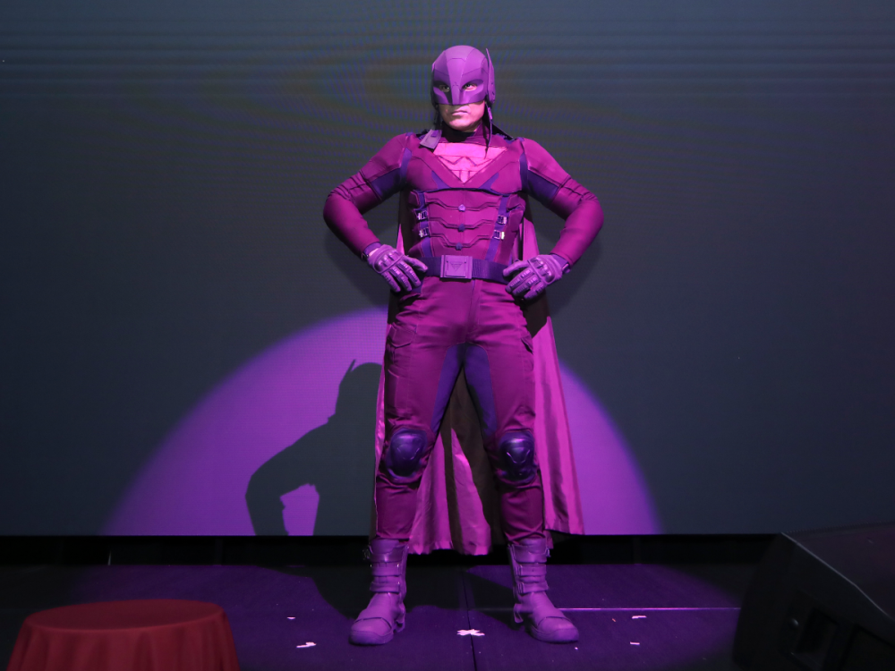 The first look at the new suit of the live action Keluang Man film which will be hitting cinemas in 2025. — Picture courtesy of Astro Shaw