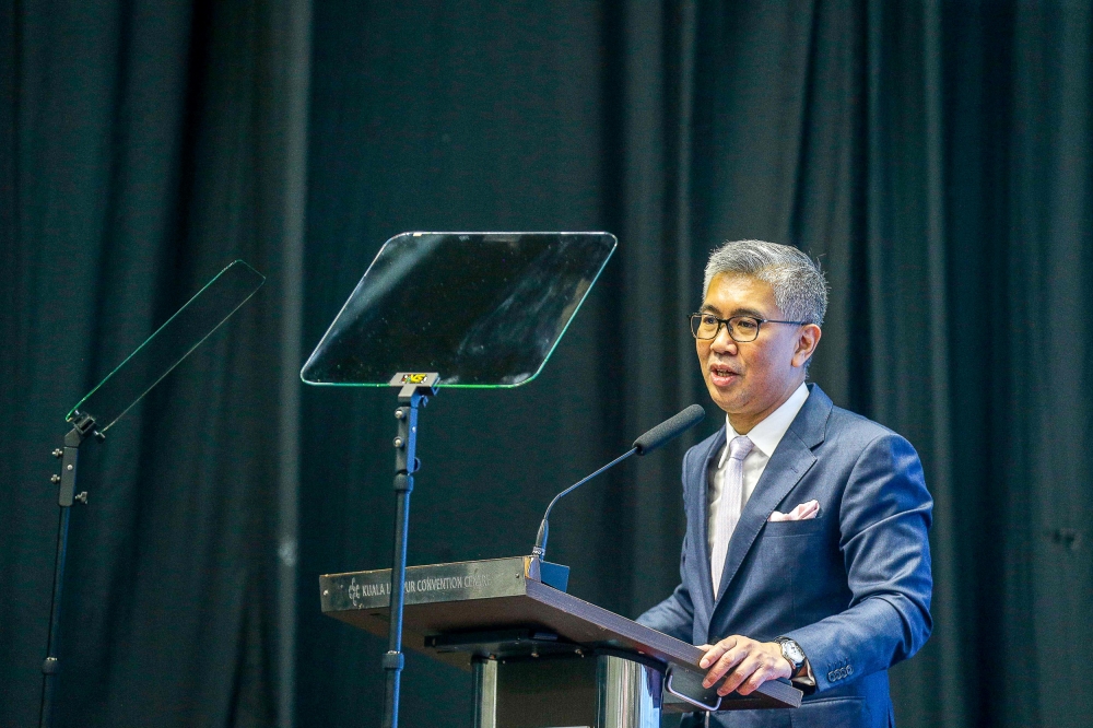 Minister of International Trade and Industry Datuk Seri Tengku Zafrul Abdul Aziz said Malaysia and India are looking to enhance their economic relationship through an upgraded Free Trade Agreement following Prime Minister Datuk Seri Anwar Ibrahim’s recent visit to New Delhi. — Picture by Sayuti Zainudin 