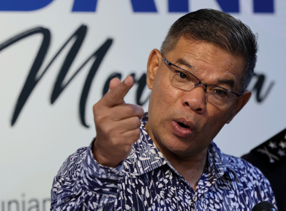 PKR secretary-general Datuk Seri Saifuddin Nasution Ismail said there is no need for Prime Minister Datuk Seri Anwar Ibrahim to reaffirm his support in Parliament — Bernama pic