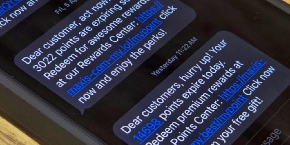 It’s 2024 and SMS scams are still a thing. — All SoyaCincau pic