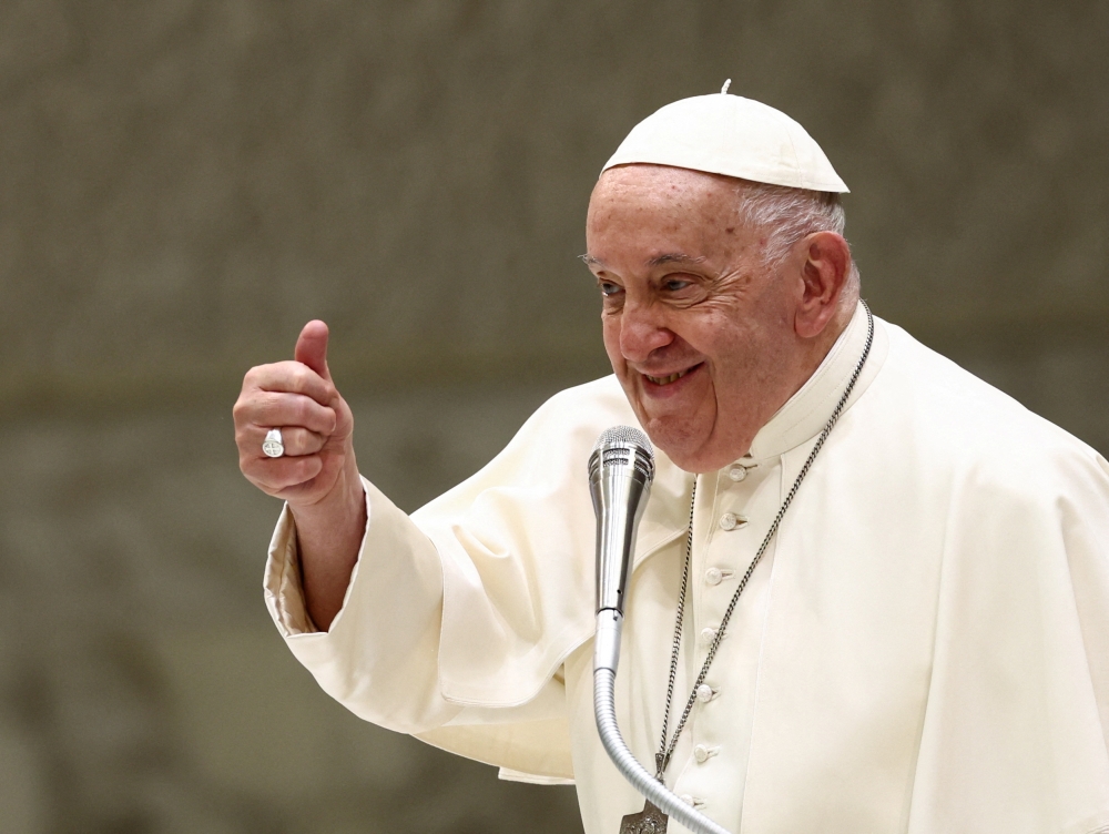 Pope Francis will receive a state welcome from Indonesian President Joko Widodo at Jakarta’s State Palace during his visit in September, reported Indonesian News Agency (Antara). — Reuters pic