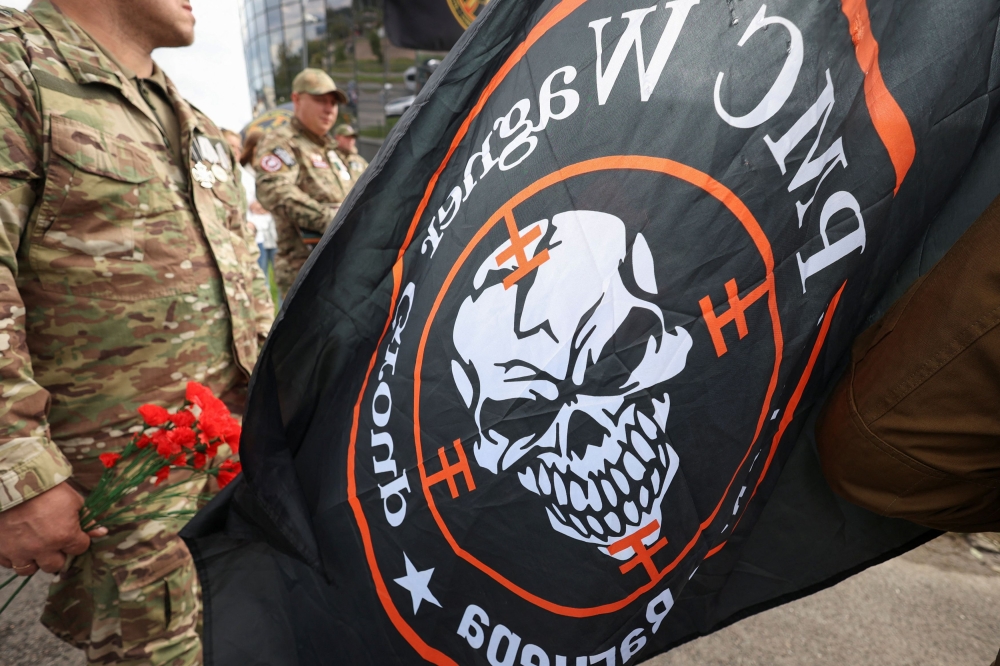 People gather to mark the first anniversary of the death of Russia’s Wagner mercenary group’s founder Yevgeny Prigozhin, in Saint Petersburg, Russia August 24, 2024. — Reuters pic