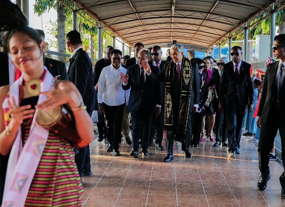 Deputy Prime Minister Datuk Seri Ahmad Zahid Hamidi has arrived in Timor-Leste for a three-day official visit starting today, aimed at strengthening the diplomatic relations between the two countries. — Picture via Facebook/Zahid Hamid