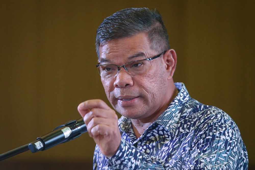 Home Minister Datuk Seri Saifuddin Nasution Ismail said the police have initiated an investigation into allegations that a former deputy minister is involved in a human trafficking syndicate operating in Myanmar. — Picture by Yusof Mat Isa