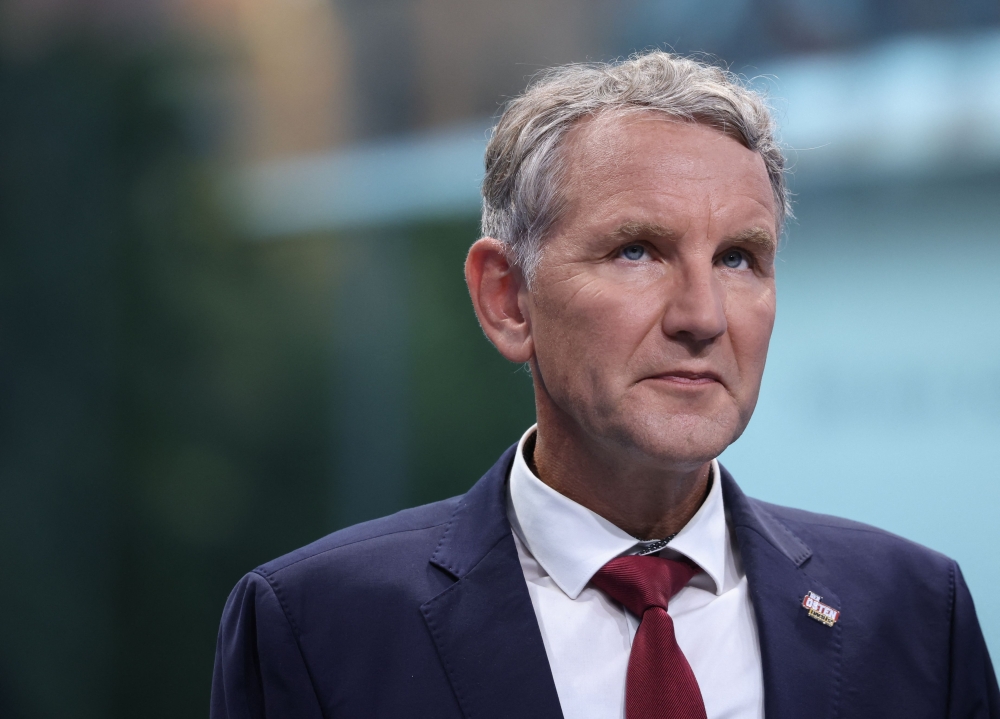 Bjoern Hoecke, the former history teacher who delivered the Alternative for Germany (AfD)'s biggest victory to date. — AFP
