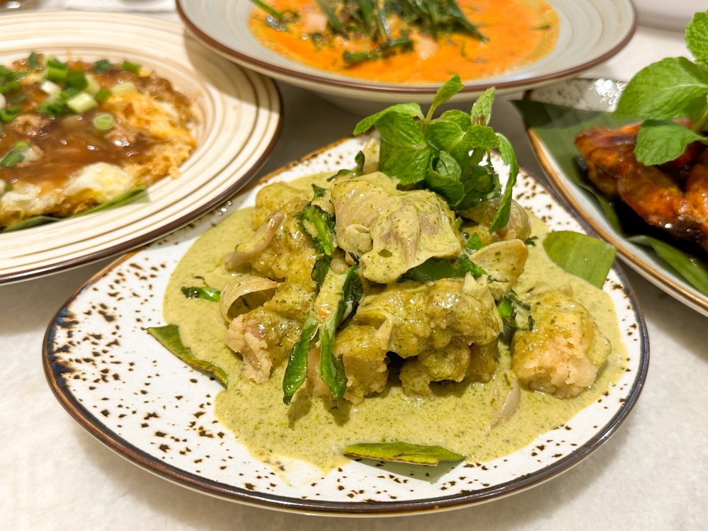 Gulainya offers Creamy Basil Chicken where chicken pieces are coated with a creamy sauce using fresh basil leaves — Picture by Lee Khang Yi