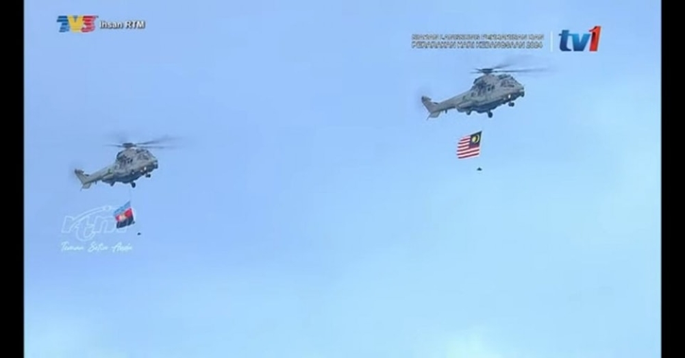 Deputy Communications Minister Teo Nie Ching has denied allegations that a Palestinian flag was flown during the National Day parade. She clarified that it was in fact a. Royal Malaysian Air Force flag. — Teo Nie Ching/Facebook