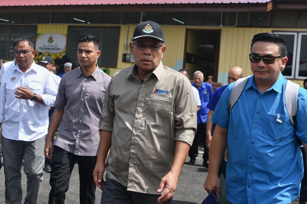 Home Minister Datuk Seri Saifuddin Nasution Ismail (2nd right) inspects the settlement area for foreign children at the Baitul Mahabbah opening ceremony at the Tanah Merah Immigration Depot September 4, 2024. — Bernama pic