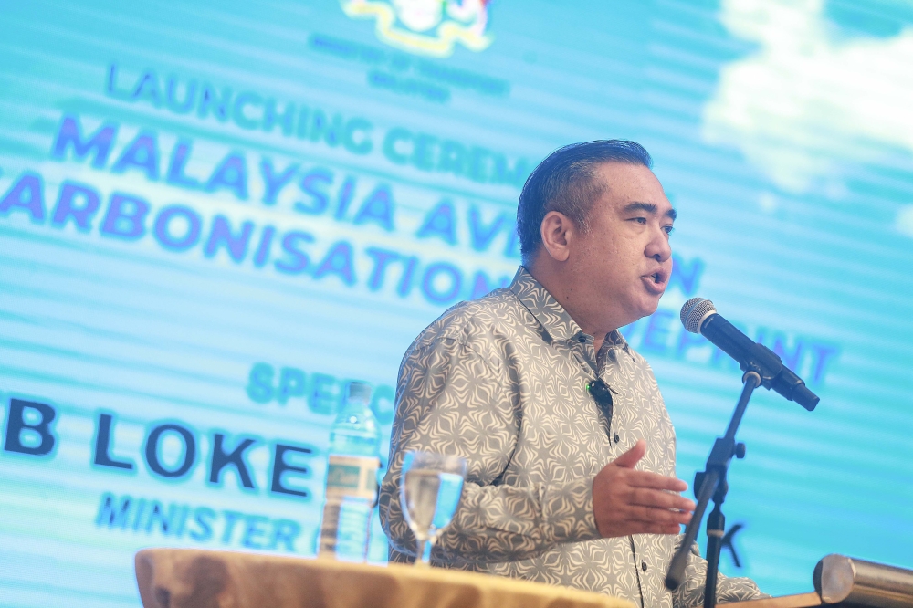 Transport Minister Anthony Loke said there must be efforts to expand training programmes, and to offer competitive salary packages to appeal to skilled professionals. — Picture by Sayuti Zainudin 
