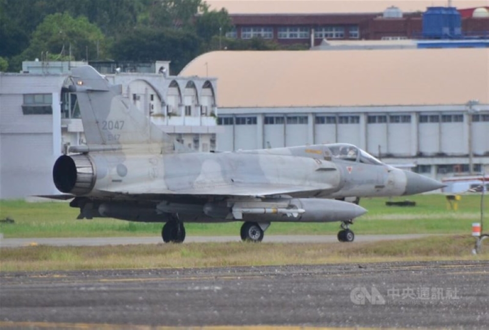 A photo of Taiwan's French-built Mirage 2000 fighter jets. — Picture courtesy of Taiwan Central News Agency