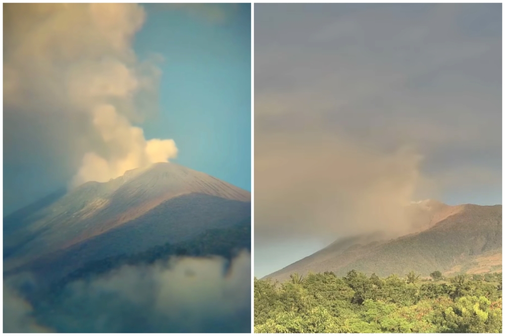 Rising more than 2,400 metres above sea level on the central island of Negros, Kanlaon is one of 24 active volcanoes in the Philippines. — Picture from Facebook/Canlaon Tourism & Philippine Institute of Volcanology and Seismology