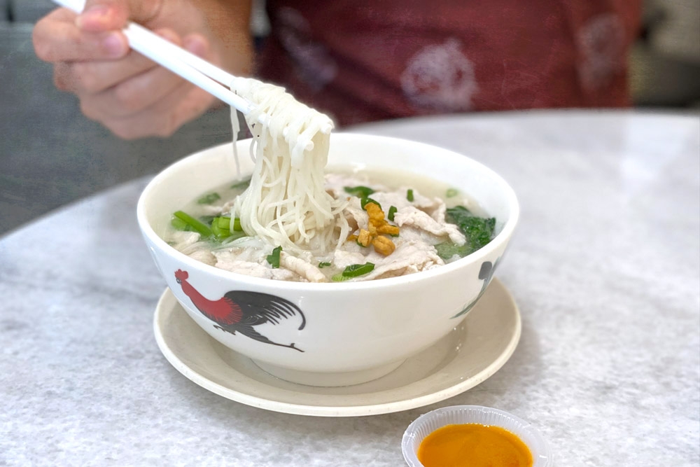 A bowl of Sabah Sang Nyuk Mee at Sin Hing Long Sabah Pork Noodle. — Picture by CK Lim