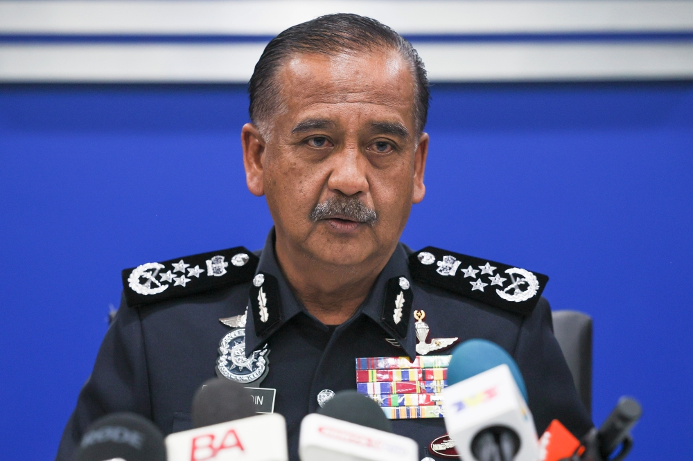 Inspector-General of Police Tan Sri Razarudin Husain revealed yesterday that children rescued during raids on 20 welfare homes in Selangor and Negeri Sembilan were forced to engage in sexual assaults, including sodomising each other. — Bernama pic
