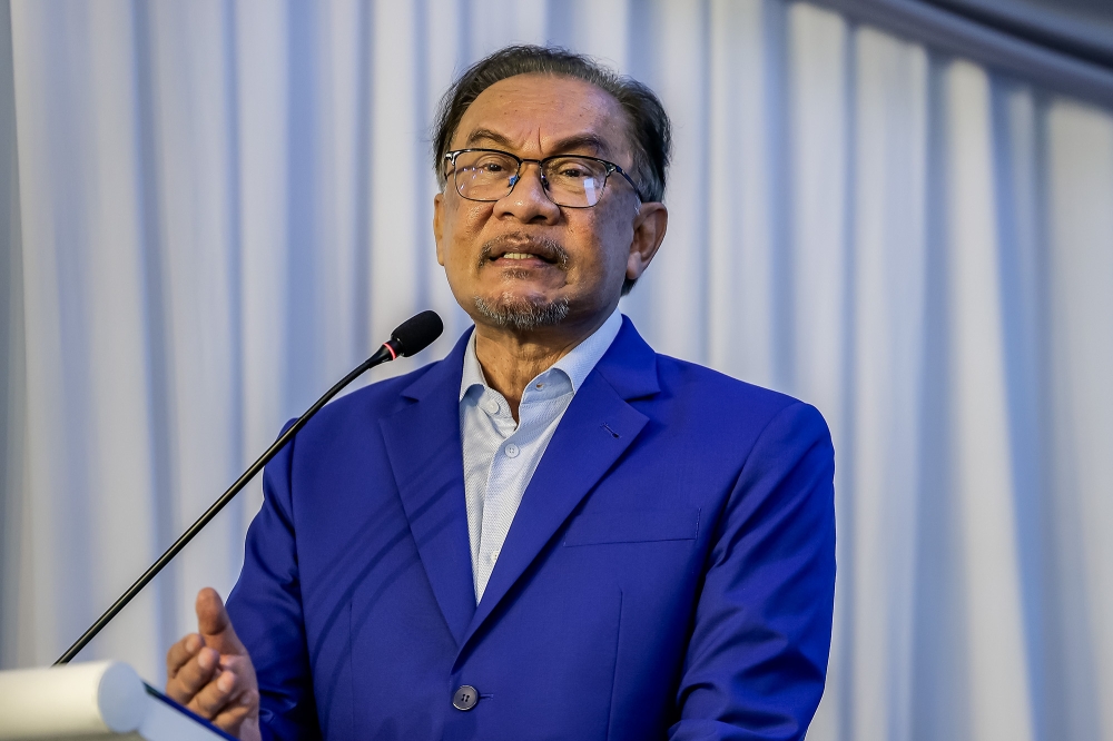 Prime Minister Datuk Seri Anwar Ibrahim said Malaysia has the right to determine what is best for itself and its people, including how it establishes diplomatic ties with other countries. — Picture by Firdaus Latif 
