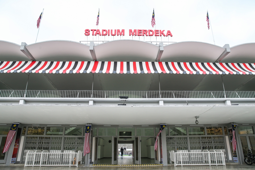 Enter Stadium Merdeka from its main entrance for a trip down memory lane. — Pix by Yusof Mat Isa