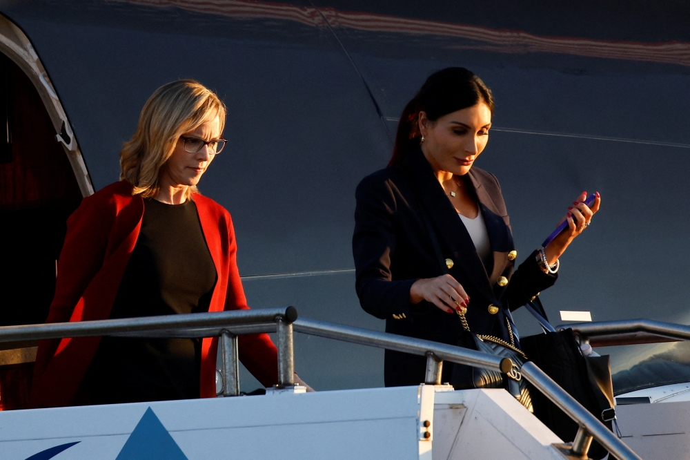 Laura Loomer arrives ahead of former U.S. President Donald Trump's debate with Democratic presidential nominee and U.S. Vice President Kamala Harris, in Philadelphia, Pennsylvania, U.S., September 10, 2024. — Reuters pic