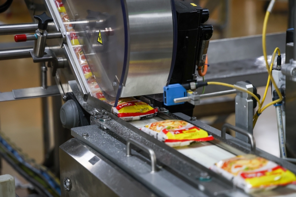 Each Maggi pack is placed into a machine for thorough screening. — Picture courtesy of Maggi