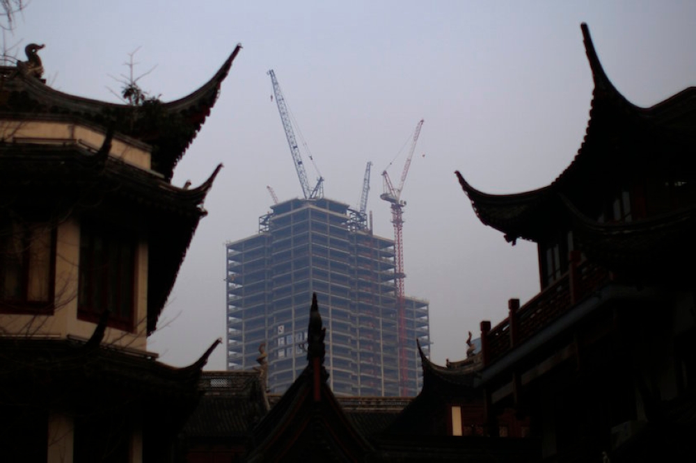 China’s new home prices fell at the fastest pace in more than nine years in August. — Reuters pic