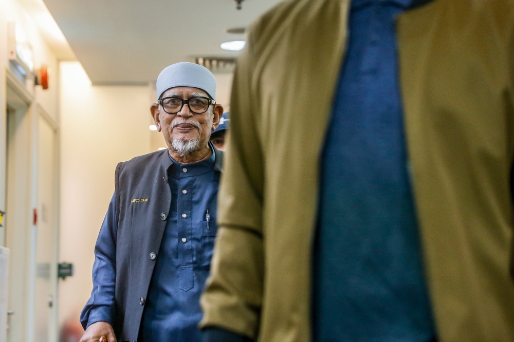 PAS president Tan Sri Abdul Hadi Awang said the party has regulations to prevent sexual abuse practices at the schools it runs. — Picture by Hari Anggara.