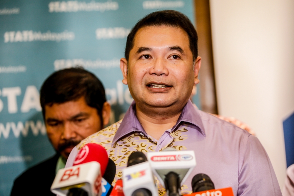 Minister of Economy Rafizi Ramli to sue Machang MP over claims of using ministry funds for cybertroopers — Picture by Hari Anggara