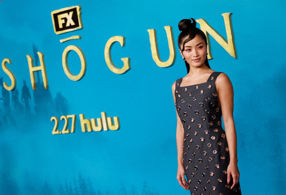 The Emmy Awards kicked off in Los Angeles on Sunday, where historical epic Shogun is poised to break all-time records at television’s equivalent of the Oscars. Pictured here New Zealand-born Japanese actress Anna Sawai. — AFP pic