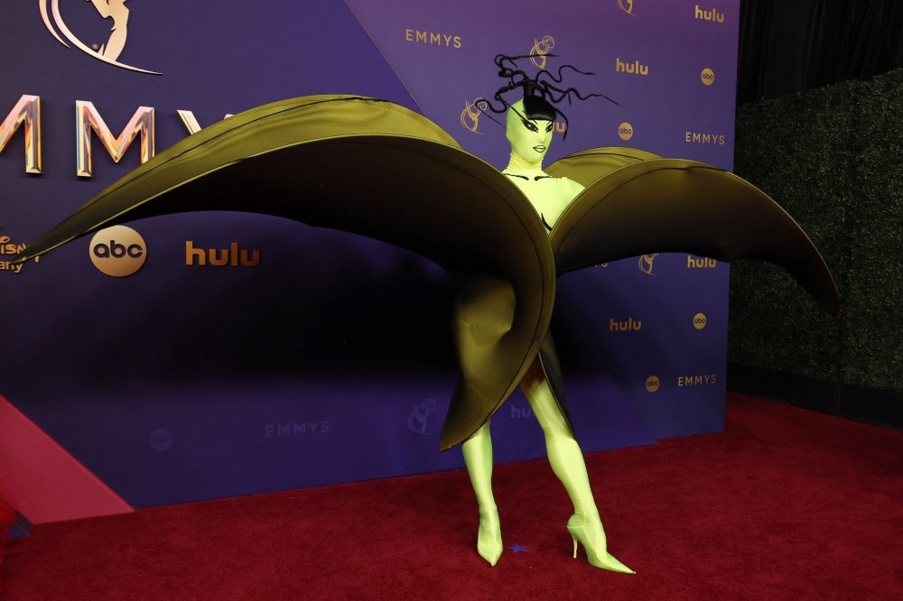 If you caught the 2024 Primetime Emmy Awards red carpet, you might have done a double-take when a giant banana waltzed by. — AFP pic