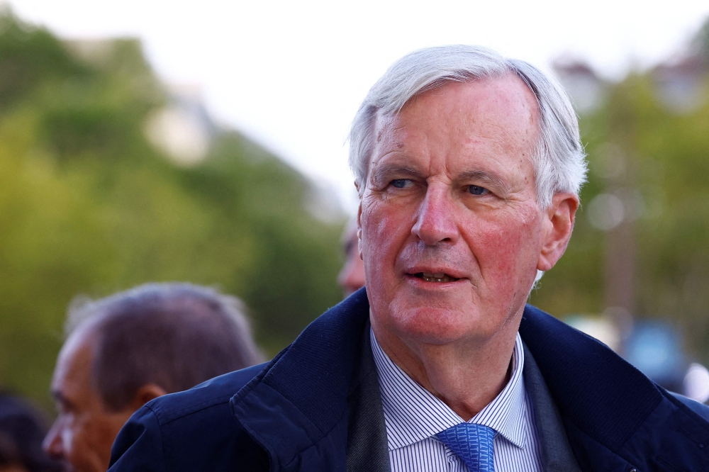 French Prime Minister Michel Barnier said the country’s budgetary situation is very serious and requires responsible action. — AFP pic