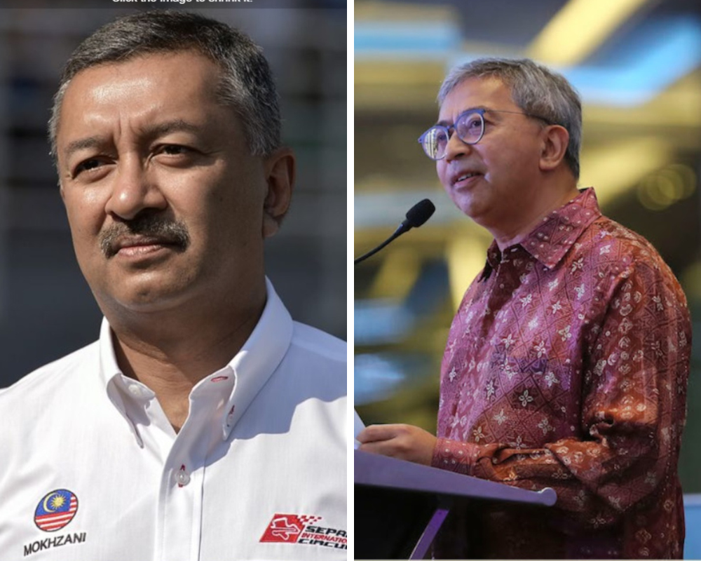 A composite picture of Tan Sri Mokhzani (left) and Tan Sri Mirzan Mahathir. — Pictures by Yusof Mat Isa/Mukhriz Hazim