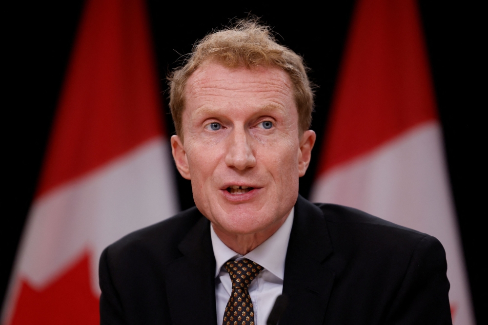 Canada's Minister of Immigration, Refugees and Citizenship Marc Miller takes part in a press conference in Ottawa, Ontario, Canada September 18, 2024. — Reuters pic