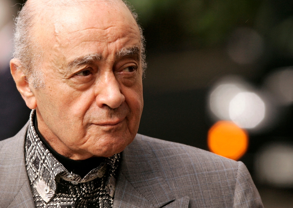 Multiple women have accused Egyptian billionaire Mohamed Al-Fayed, the former owner of upmarket London department store Harrods where they worked, of rape and sexual assault, the BBC said today. — AFP pic