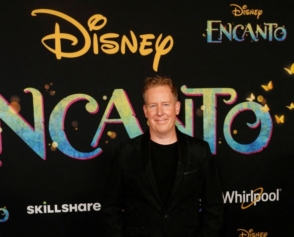 Director Jared Bush attends the premiere for the film ‘Encanto’ at El Capitan Theatre in Los Angeles, California November 3, 2021. Walt Disney Animation Studios yesterday named Bush as its new chief creative officer, effective immediately. — Reuters pic