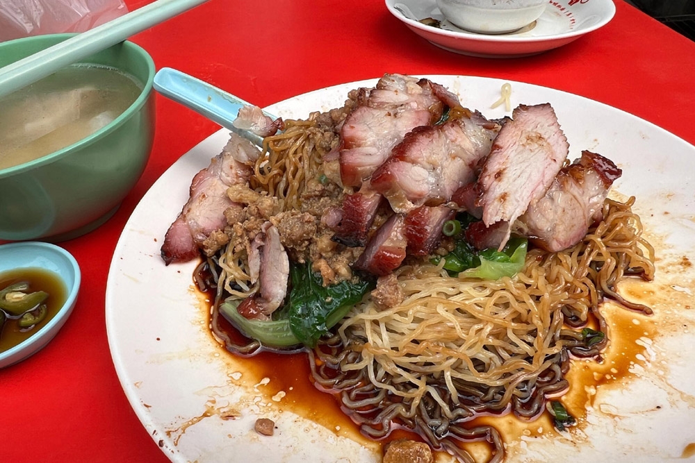 Kei Suk Wantan Mee’s signature ‘char siu wantan mee’. — Picture by Chai Chi Wei