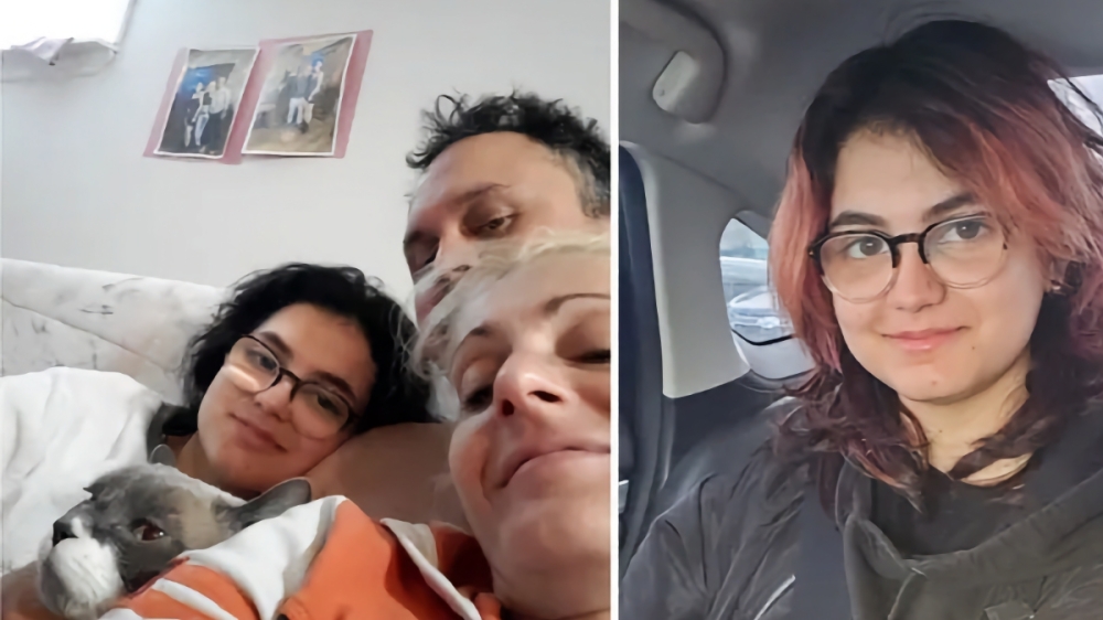 Jeshennia Bedoya Lopez is seen with her family in this photo from a Gofundme page. — Gofundme pic