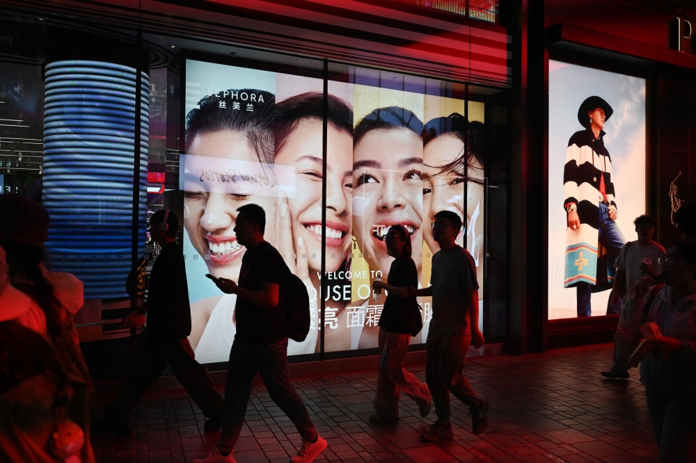 Youth unemployment in China climbed to 18.8 per cent in August, its highest level this year, as the country struggles to boost a flagging economy. — AFP pic