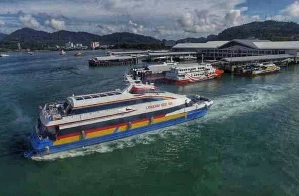 Ferry operations at the Kuala Kedah Passenger Terminal which were temporarily suspended from Thursday until yesterday following warnings of strong winds and rough seas, resumed today. — File picture from social media  