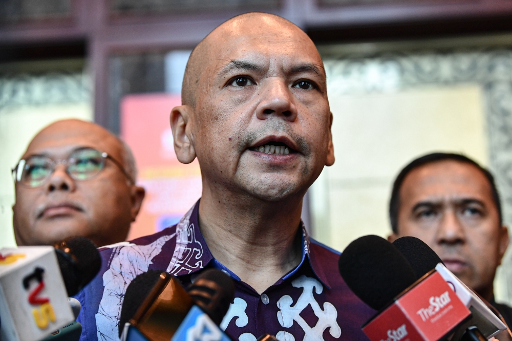 A file photograph shows Domestic Trade and Costs of Living Minister  Datuk Armizan Mohd Ali at a press conference in Sunway, on June 27, 2024. — Bernama pic